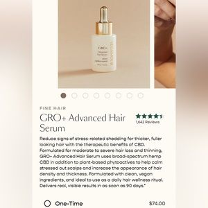Vegamour GRO+ Advanced Hair Serum